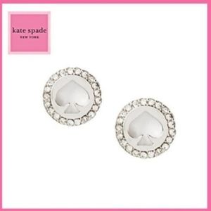 KATE SPADE Spot The Spade Stud Earrings NWT
